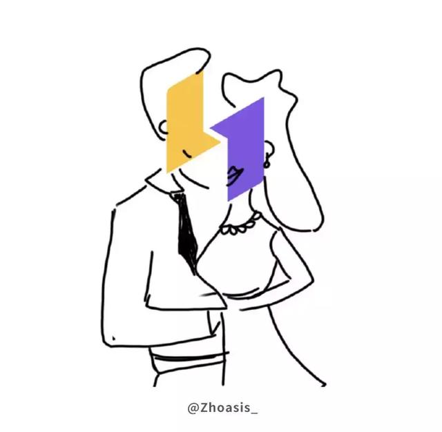 黄紫头像♥微信，黄紫头像♥（某公司logo“惨遭毒手”）