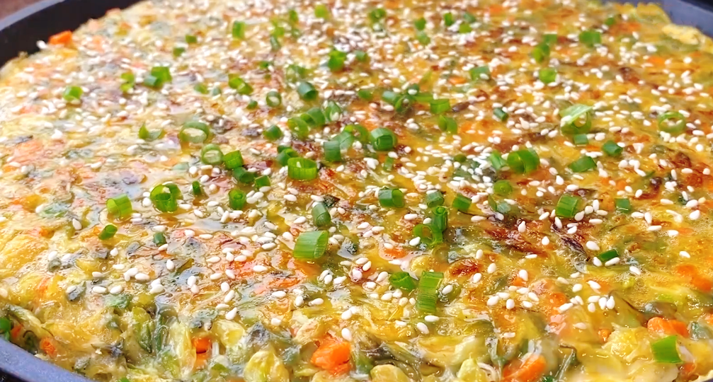 圖片[7]-【槐花雞蛋餅】做法步驟圖 鮮香入味 好吃又解饞-起舞食譜網