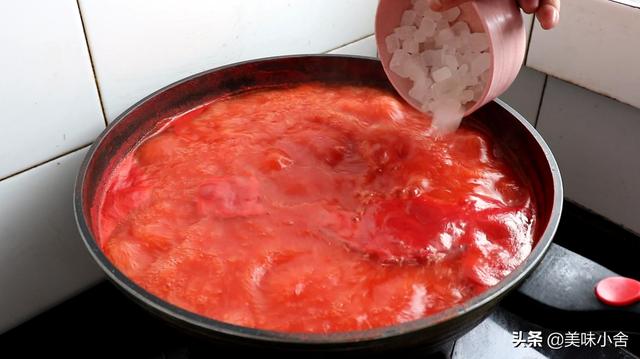 番茄汁怎么做熬制，熬番茄汁的做法大全（番茄酱不要出去买）