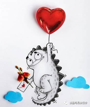 小恐龙怎么画，恐龙怎么画简单又好看（创意手绘丨他画出一只很有戏的小恐龙）