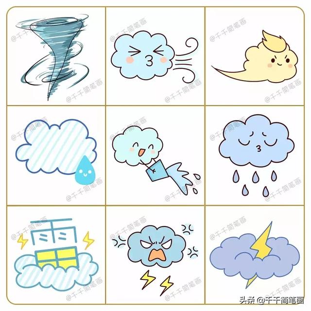 小学简笔画大全最简单，小学生简笔画（100+手帐素材简笔画）