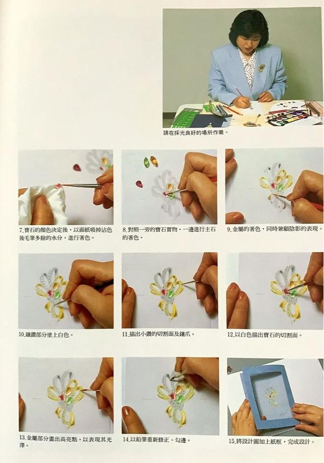 珠宝设计绘图入门，让你从零开始学习珠宝首饰设计手绘（珠宝设计师入门必读清单书籍之一）