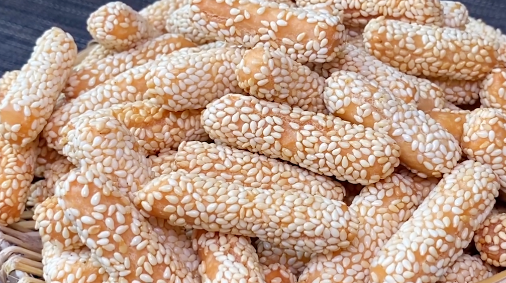 圖片[8]-【芝麻條】做法步驟圖 教你在家做 香甜酥脆特簡單-起舞食譜網