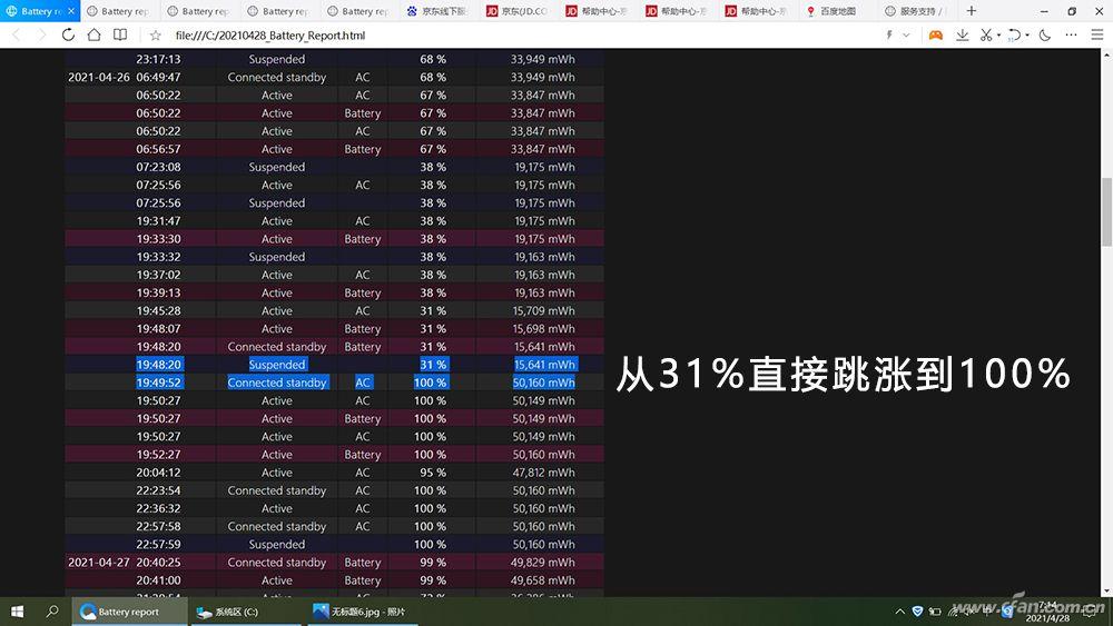 笔记本电脑不充电(笔记本0%电源已接通,未充电)