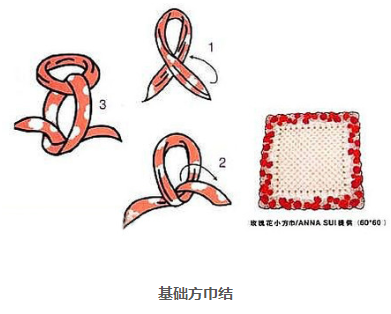 小方巾简单系法，小方巾简单系法视频（掌握这几种小围巾系法）