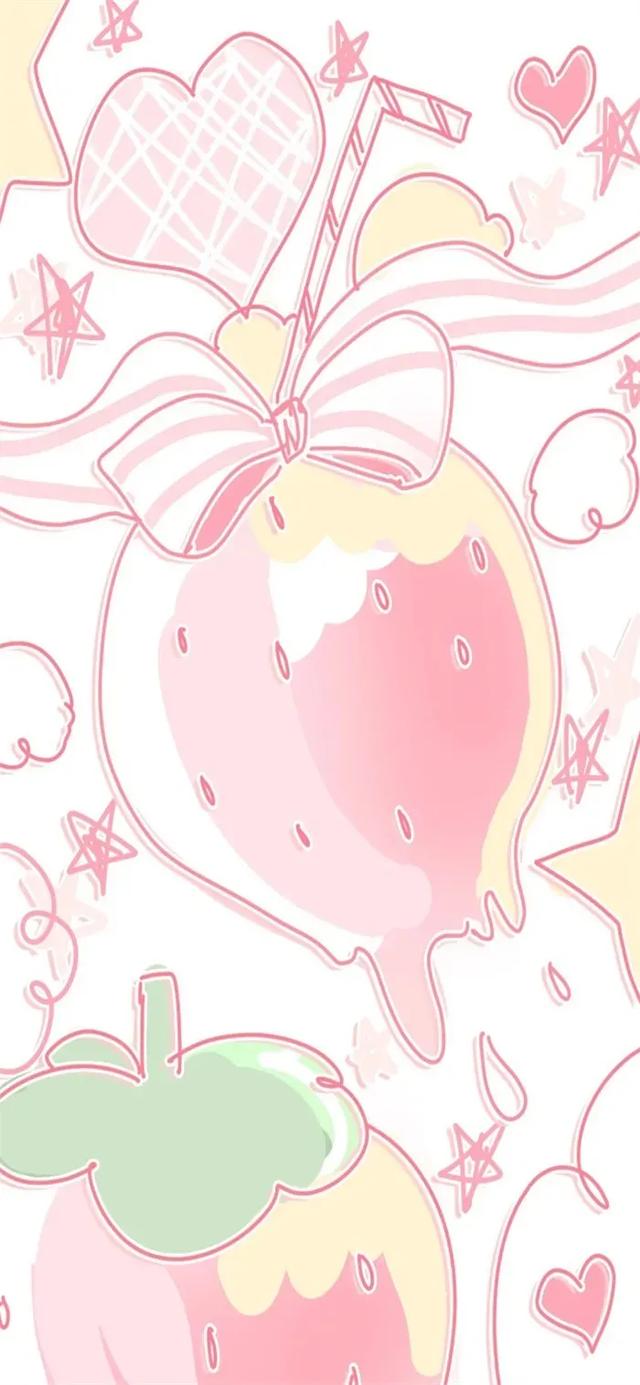 可爱治愈系草莓壁纸/ls，微信头像，可爱治愈系草莓壁纸/ls（可爱草莓\u0026唯美头像）