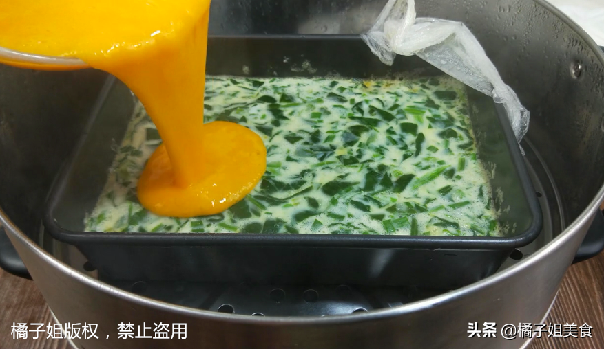 圖片[8]-【蒸菠菜雞蛋】做法步驟圖 顏值高 口感好-起舞食譜網