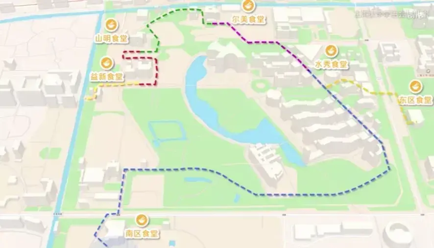 上海大学校鸡文佳露（坐拥9幢餐饮大楼）