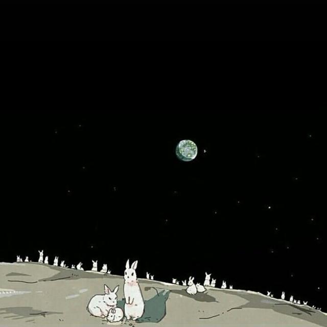 宇航员情侣头像，宇航员系列情侣头像微信（这种治愈的风格太爱了）