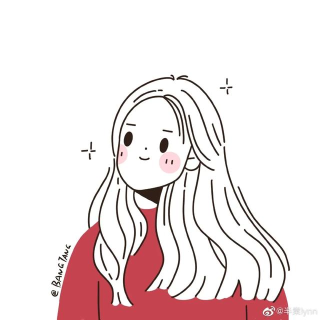 简笔画头像/可爱微信，简笔画头像/可爱（简笔画线条头像）