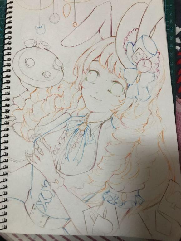 樱花树马克笔画法，马克笔画樱花树教程（发一个详细的马克笔绘画过程）