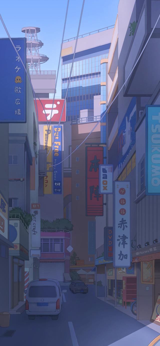 cr:honey果酱唯美治愈日系动漫风景插画壁纸.
