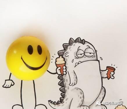 小恐龙怎么画，恐龙怎么画简单又好看（创意手绘丨他画出一只很有戏的小恐龙）