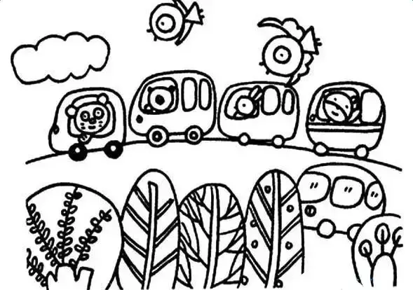 画幼儿园的学校简笔画（简笔画）