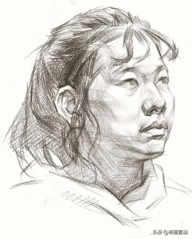 橡皮头，微信头像，橡皮头（分享结构素描高清临摹素材60张）