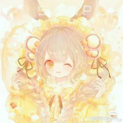 黄色头发的照片，安利一波黄色头发的头像微信（黄色系的头像来啦）