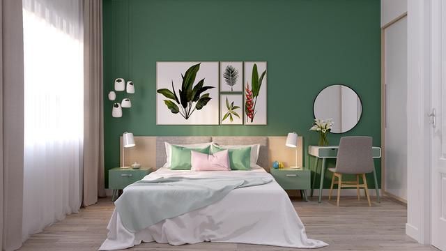卧室最佳颜色 风水图片