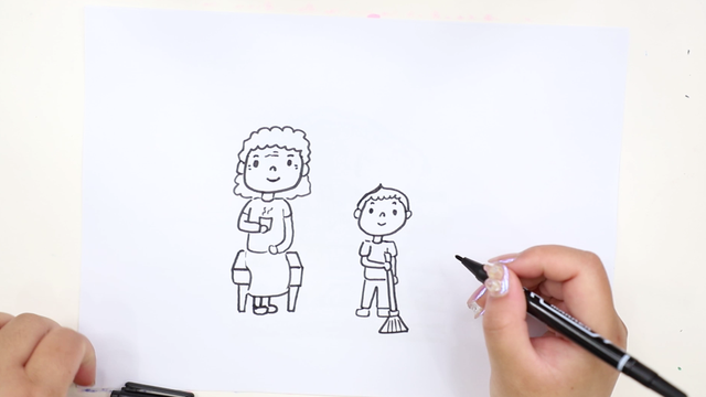 爷爷奶奶简笔画，爷爷奶奶怎么画简笔画又好看（孝敬老人简笔画.）
