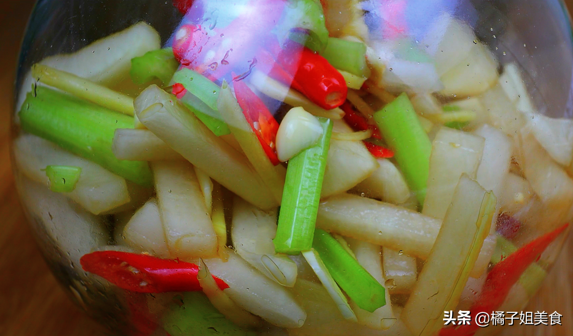 圖片[5]-【蘿卜芹菜腌菜】做法步驟圖 簡單幾步做出脆爽小菜-起舞食譜網