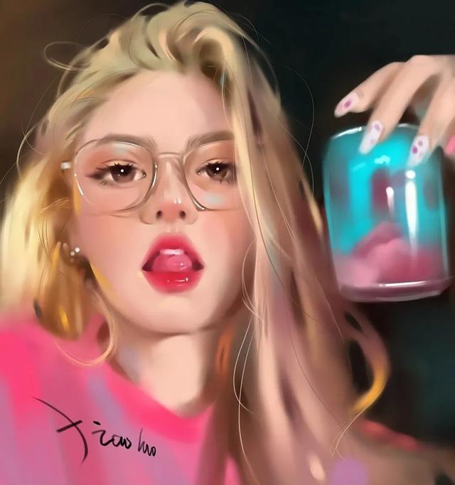 好看的微信女生头像，好看的微信头像女 沙雕可爱卡通闺蜜头像（简笔画短发）