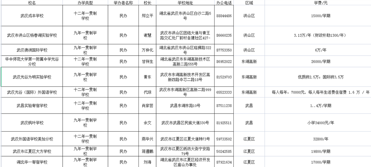 武汉贵族学校（武汉有多少民办小学）