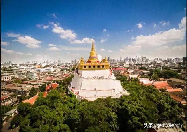 到泰国首都海拔最高的寺庙拜佛，曼谷金山寺深度游记攻略