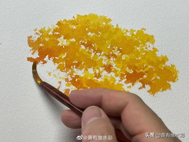 大树怎么画好看，画大树的简单方法（运用两种不同的技法）