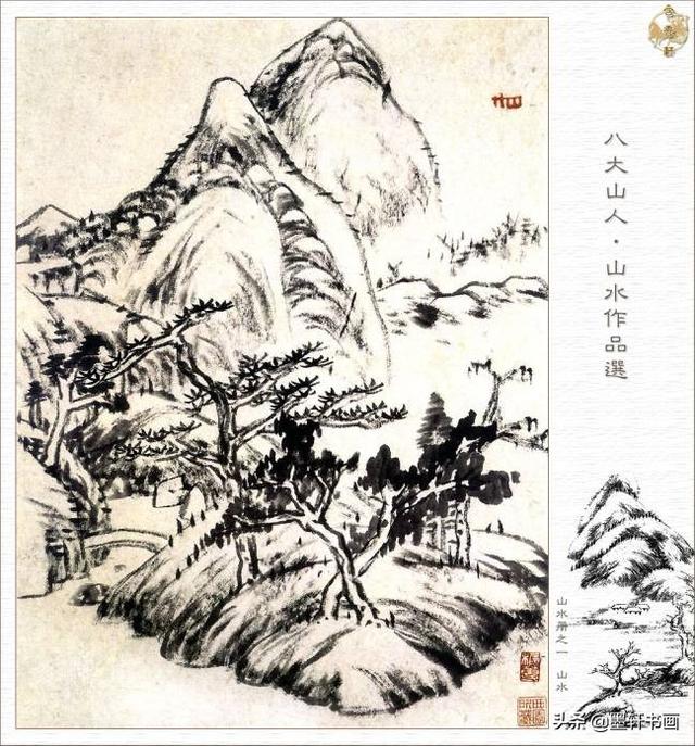 朱耷代表作品有哪些，朱耷著名作品（八大山人朱耷·花鸟作品精選）