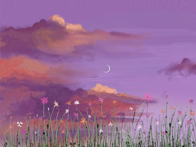 iPad壁纸，ipad壁纸高清（油画风iPad平板壁纸图片）