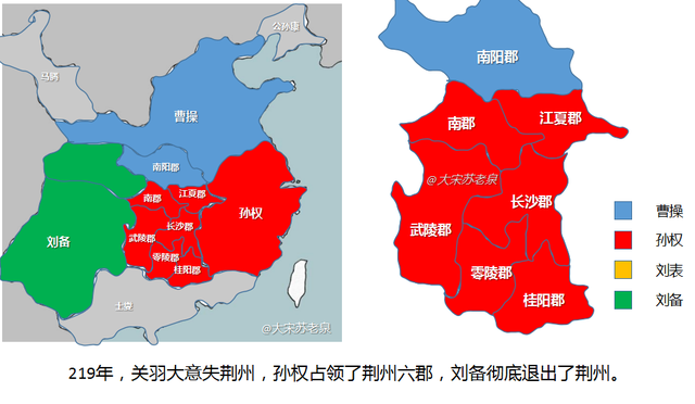 荆州处于三国必争之地的原因，三国里的“荆州”是指今天的哪里