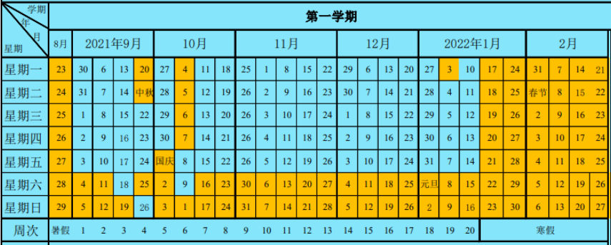 复旦大学校历(复旦大学课程表2022)插图(178)