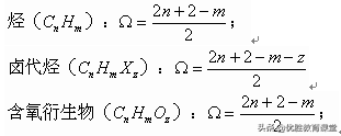 不饱和度怎么算，不饱和度的计算方法是什么（高中有机化学重要规律及应用总结）