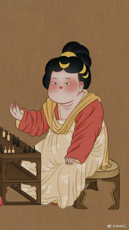 又胖又萌又可爱的图片，胖胖可爱的呆萌情侣头像微信（把千寻、周迅画成圆脸美人）