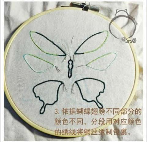 如何手工制作蝴蝶，如何手工制作蝴蝶结（就可绣出轻盈飞舞的蝴蝶）