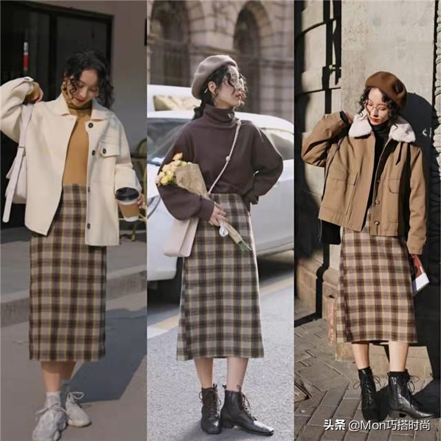 冬季长裙怎么搭配衣服好看，冬天长裙子怎么搭配（“半身长裙”也太适合冬天了）