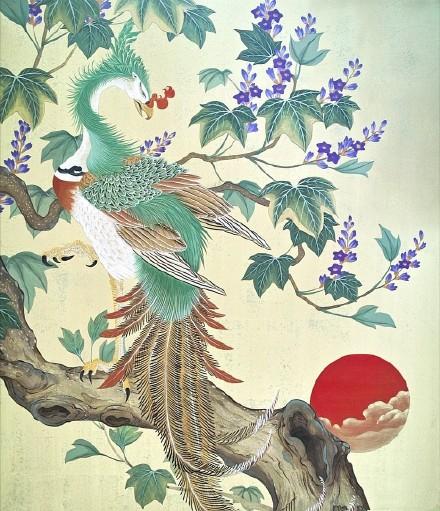 火烈鸟的寓意及象征，火烈鸟代表的寓意是什么（凤凰绕着太阳飞翔是非常吉祥的图案）