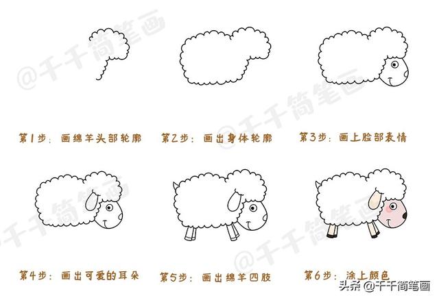 怎样画一座萌萌哒房子，画一个可爱的房子（简单6步学会画小动物）