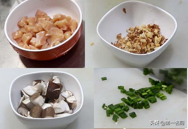 香菇鸡肉面的做法，1把面条1块鸡肉3颗香菇