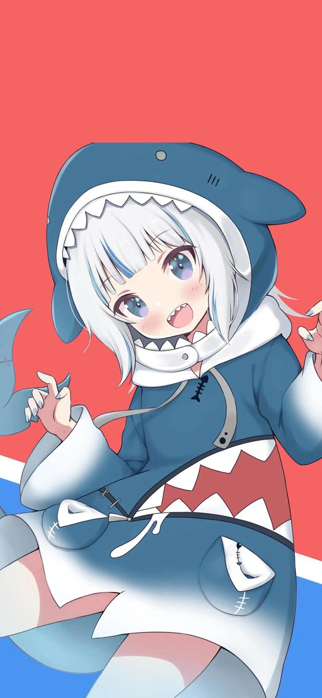 鲨鱼娘-噶呜古拉 小鲨鱼，微信头像，鲨鱼娘-噶呜古拉 小鲨鱼（美图壁纸第72期）