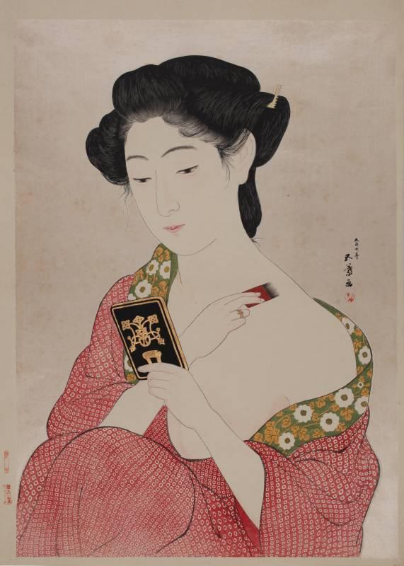 色气满满是什么意思，气息是什么意思（一抹色气：浮世绘中美人）