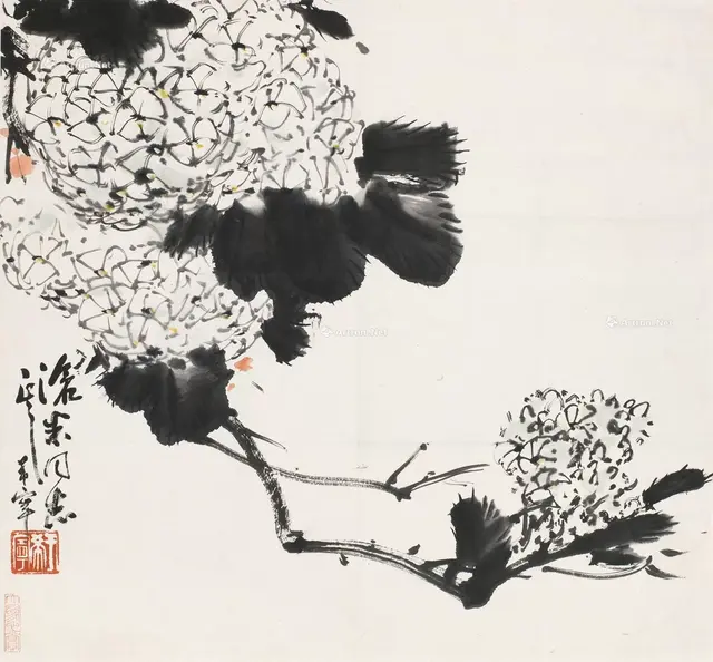 绣球怎么画，绣球怎么画的图片大全（这么难画的绣球花）