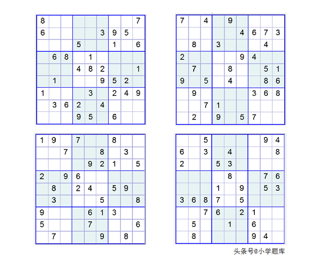 数独的入门解题方法，九宫数独练习和方法