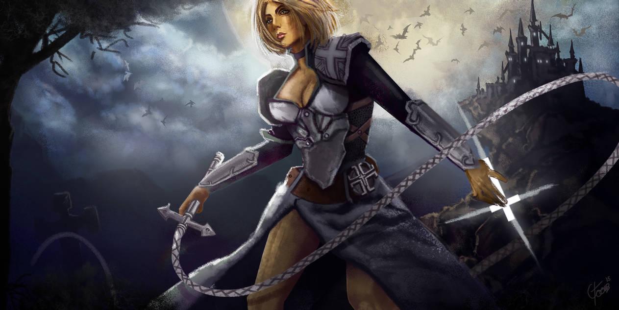 塞法,《恶魔城》系列最初登场的女性角色,相信大家对她的印象都是比较