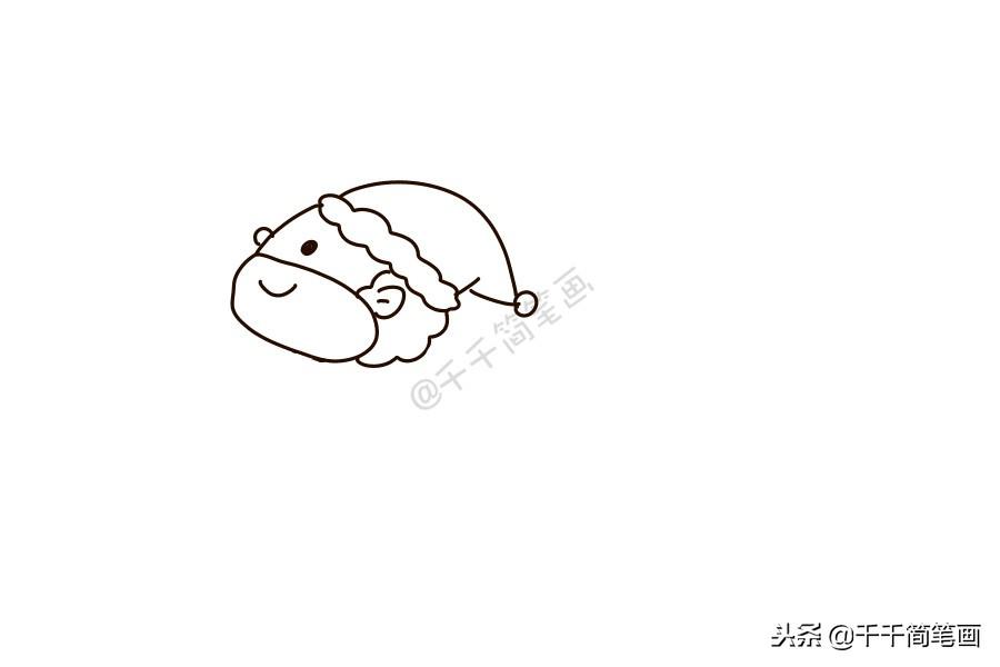 圣诞老人怎么画，小孩怎样画简单的圣诞老人（儿童轻松学画10种圣诞老人简笔画）