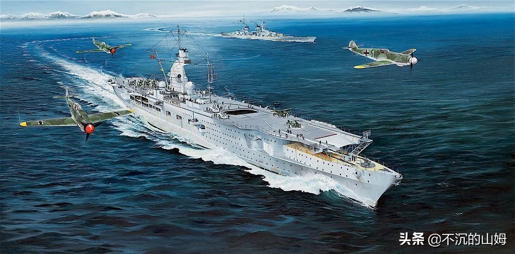 也無法籌載原本規劃的42架艦載機群(主要是因為與戈林的航空兵力分配