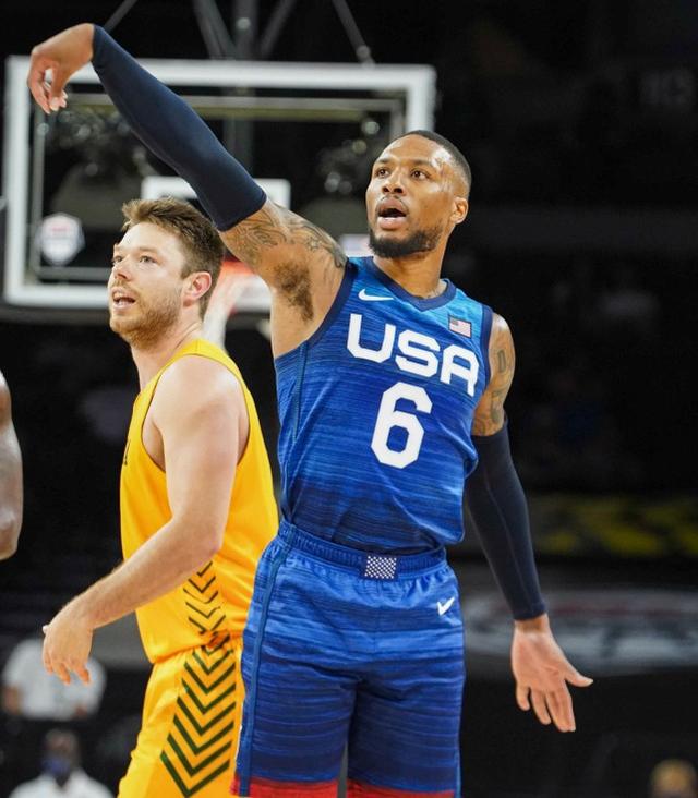 利拉德4适合外场吗，利拉德5外场耐磨吗（米尔斯22+4送美国队史热身赛首次二连败）