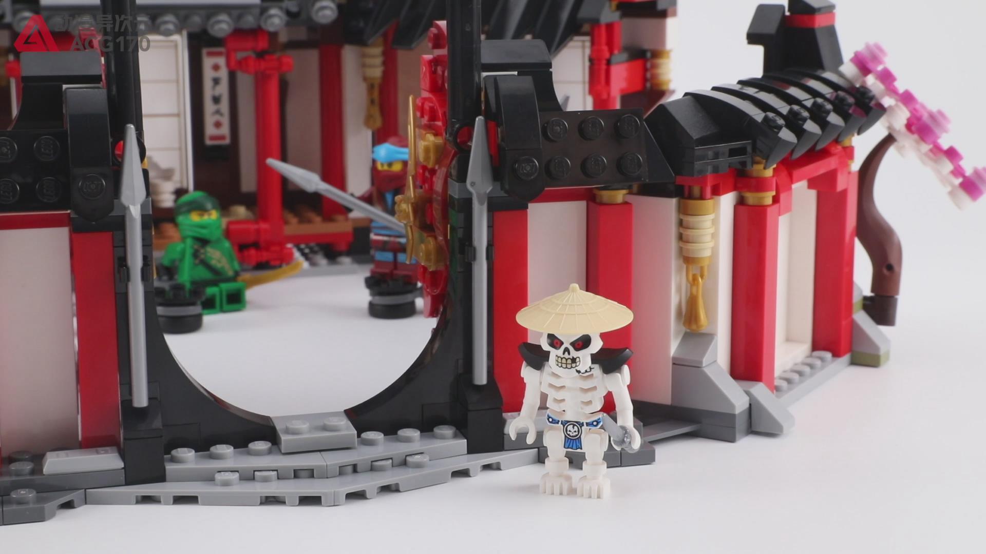 乐高积木 幻影忍者 70670 神秘的幻影旋转术训练馆图文评测