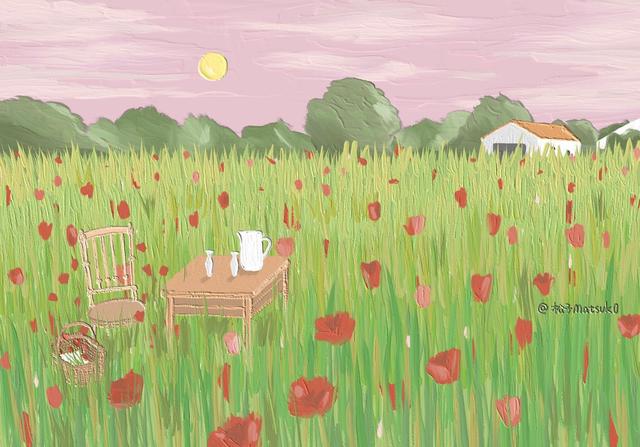 iPad壁纸，ipad壁纸高清（油画风iPad平板壁纸图片）