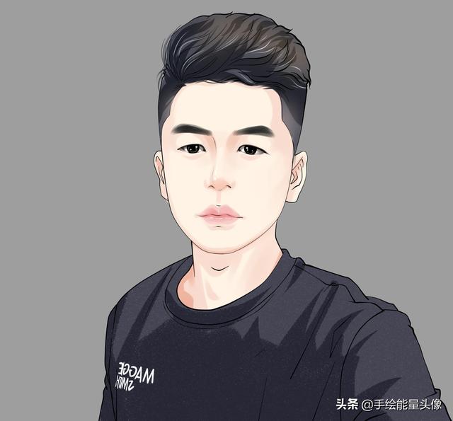 外国帅哥，微信头像，外国帅哥（来一波帅气男生的真人手绘动漫风格微信头像）