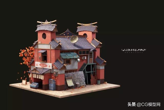 pxd，微信头像，pxd（201812期CG模型网作品展）